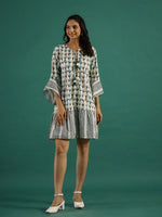 Ethnic Printed Cotton Dress for Women - SanskrutiHomes