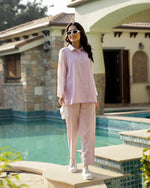 Solid Print Cotton kotadoriya Co-ords Set for Women - SanskrutiHomes