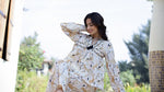 Printed Pure Cotton Mandarin Collar Neck Top & Trouser Co-Ords - SanskrutiHomes