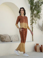 Solid Print Cotton Night Suit for Women - SanskrutiHomes