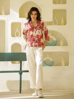 Lavender Solid Cotton Night Suit for Women - SanskrutiHomes