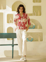 Animal Print Viscose Rayon Night Suit - SanskrutiHomes