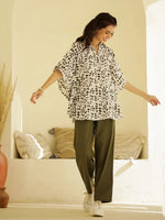 Leaf Printed Co-ords Set for Women - SanskrutiHomes