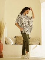 Leaf Printed Co-ords Set for Women - SanskrutiHomes