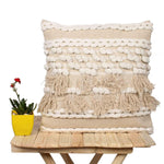 Hand-made 100 % Cotton woven Cushion Covers - SanskrutiHomes