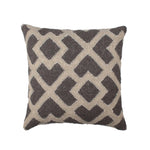Grey 100% Jute Cushion Covers. - SanskrutiHomes