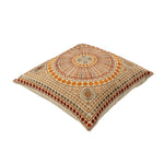 Multi-color Embroidered Cotton Cushion Cover - SanskrutiHomes