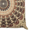 Hand Embroidered Cotton Multicolor Cushion Cover - SanskrutiHomes