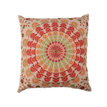 Hand Embroidered Cotton Multicolor Cushion Cover - SanskrutiHomes