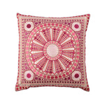 Hand Embroidered Cotton Multicolor Cushion Cover - SanskrutiHomes