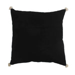 Black Kasha Set of 3 Cushion Covers - SanskrutiHomes