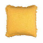 Yellow Ruffles Hand-made Pure Cotton Cushion Cover - SanskrutiHomes