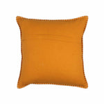 Yellow Hand-made Cotton rug Cushion Cover - SanskrutiHomes