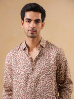 Pink Color Floral Printed dress for women - SanskrutiHomes