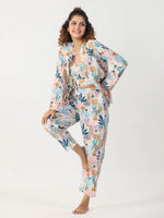 Liberty 3 pc Night Suit Set with Pyjama - SanskrutiHomes