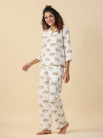 Leopard cotton Sleep set - SanskrutiHomes