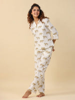 Leopard cotton Sleep set - SanskrutiHomes