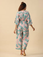 Printed jumpsuit loungewear - SanskrutiHomes