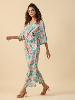 Printed jumpsuit loungewear - SanskrutiHomes