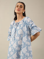Women Pure Cotton Night Dress - SanskrutiHomes