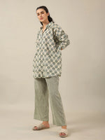 Duo Print loose fit Loungewear Set - SanskrutiHomes
