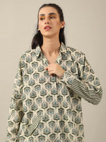 Duo Print loose fit Loungewear Set - SanskrutiHomes