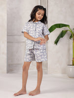 Cotton Printed Night Suit for Kids - SanskrutiHomes