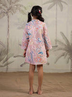 Set of 3 Floral Cotton Night Suit for Kids - SanskrutiHomes