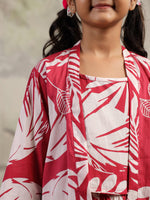 Set of 3 Floral Cotton Night Suit for Kids - SanskrutiHomes