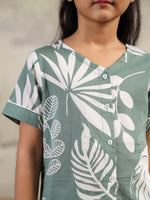 Cotton Printed V-Neck Night Suit for Kids - SanskrutiHomes