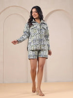 Multicolor Cotton Co-ords Set for Women - SanskrutiHomes
