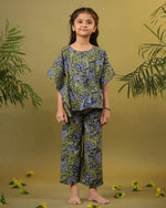 Kids Pure Cotton Green Colour Printed Night suits - SanskrutiHomes