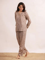 Bagera Printed Cotton Night SUIT - SanskrutiHomes