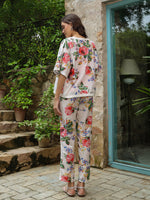 Set of 3 Printed Cotton Night Suit Set - SanskrutiHomes