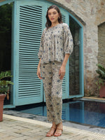 Floral Printed Cotton Co-ords Set - SanskrutiHomes