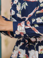 Blue Printed Cotton Co-ords Set - SanskrutiHomes