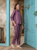 Cotton Printed Night Suit Set for Women - SanskrutiHomes