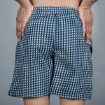 Sanskruti homes Blue Checks Men Boxer - SanskrutiHomes