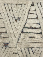 Hand-weaved Turkish Indigo soft Cotton wool Rug - SanskrutiHomes