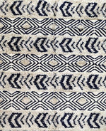 Hand-weaved 100% Cotton woven Rug with set of 2 Cushion Covers - SanskrutiHomes