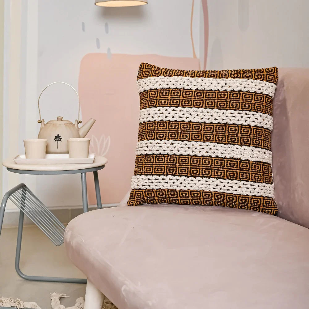 Toranto Handmade cotton Cushion Covers. - SanskrutiHomes 