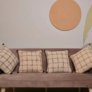 Set of 4 Hand-weaved Cushion Covers - SanskrutiHomes 