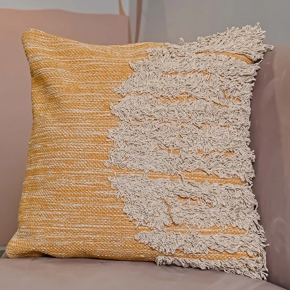 100% Cotton handmade Multi-color Cushion Covers.(Set of 4 ) - SanskrutiHomes 