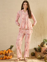 Pech Tropical Printed Co Ord Set - SanskrutiHomes 
