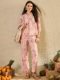 Pech Tropical Printed Co Ord Set - SanskrutiHomes 