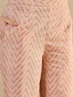 Pink Tropical Printed Co Ord Set - SanskrutiHomes 