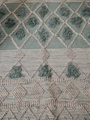 Hand-weaved 100% Cotton Multi-color Rug - SanskrutiHomes 