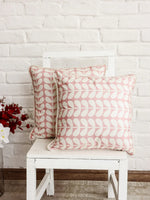 Velvet Floral Design Cushion Cover - SanskrutiHomes 