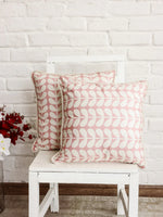 Velvet Floral Design Cushion Cover - SanskrutiHomes 