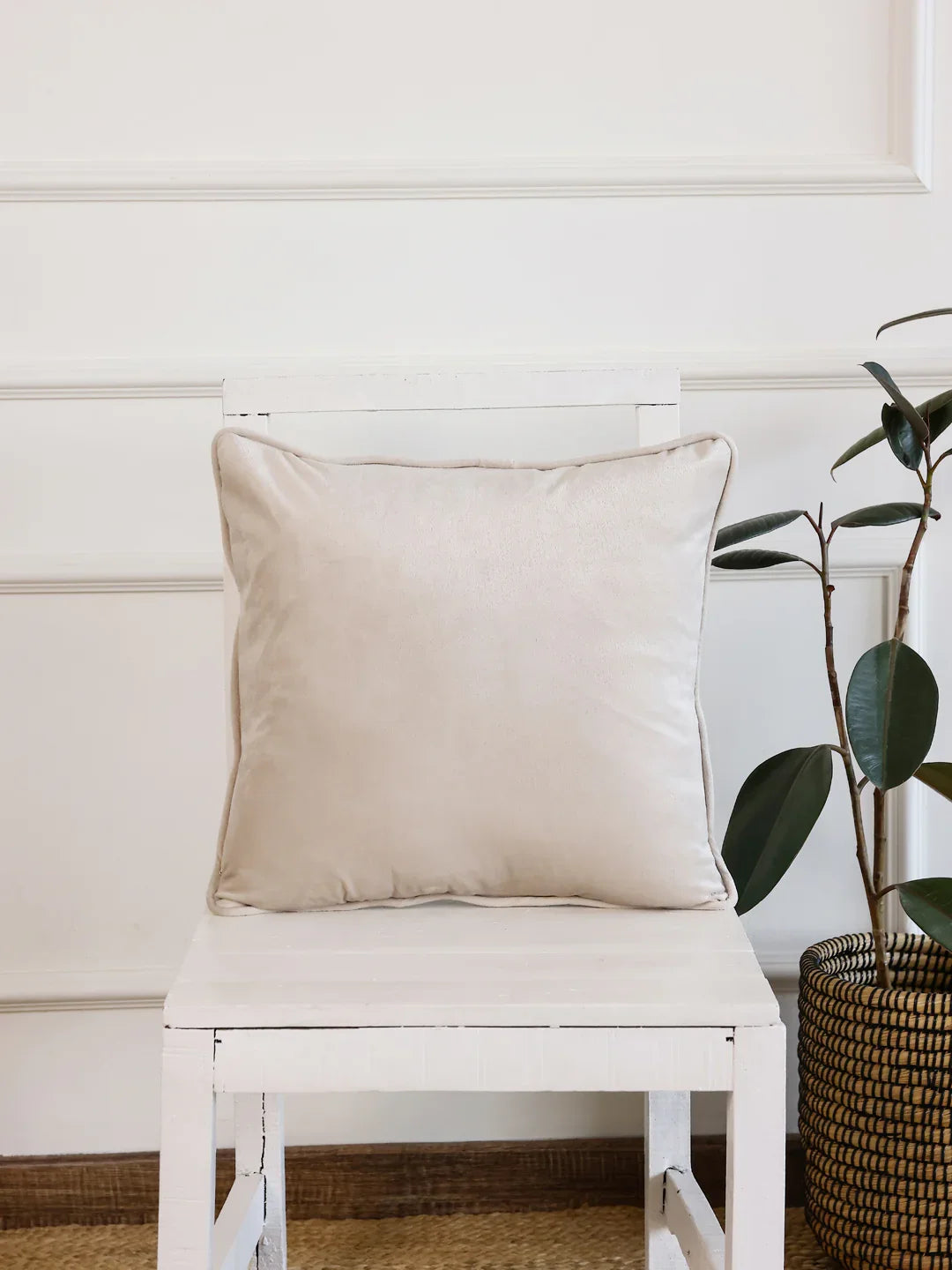 Solid Print Cushion Cover - SanskrutiHomes 